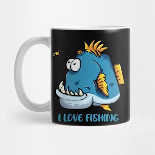 I Love Fishing Mug